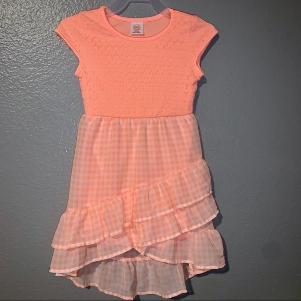 Wonder Nation Girls Ruffle Chiffon Dress - Picture 2 of 4